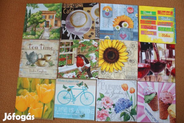 Szalvéta gyűjtemény 84 db