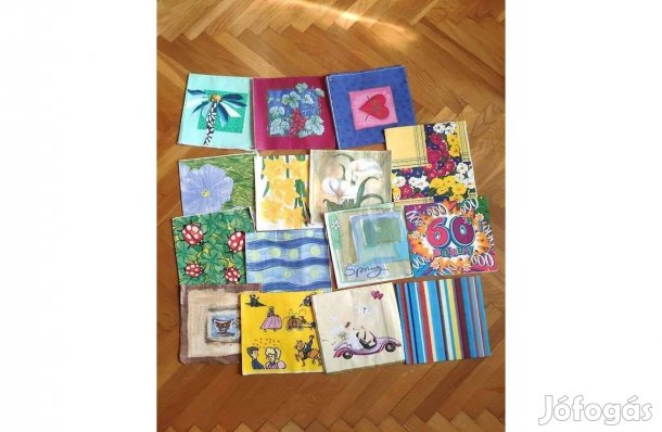Szalvéta gyűjtemény (színes/húsvéti/karácsonyi)