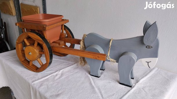 Szamaras kordé virágtartó 15 500 Ft/db