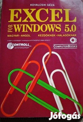 Számítástechnika könyvek: Excel, Windows, jó állapotban egyben.m