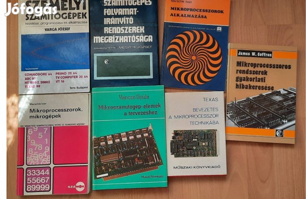 Számítástechnikai és elektrotechnikai könyvek eladók 18 db