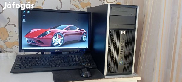 Számítógép DDR3as gyerekeknek sok játékkal, monitorral olcsón eladó!