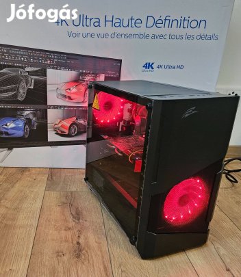 Számítógép Intel i7-7700 , 16Gb DDR4 , 240Gb Nvme 1Tb Wd P106/RX570