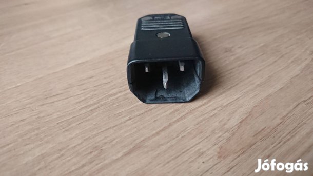 Számítógép dugó amerikai PC táp csatlakozó IEC 320 C14 tápegység csati