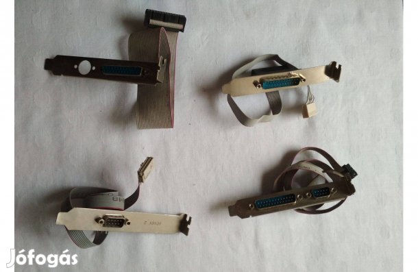 Számítógép hátlapi soros és párhuzamos csatlakozók