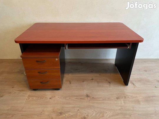 Számítógép íróasztal irattartó konténerrel