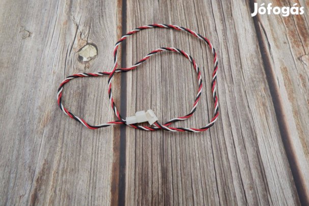 Számítógép ventilátor kábel hosszabító 3 PIN 75cm