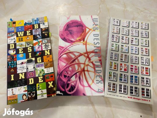 Számítógépes programozói könyvek: Webdesign Index, 1-4-6 kötet