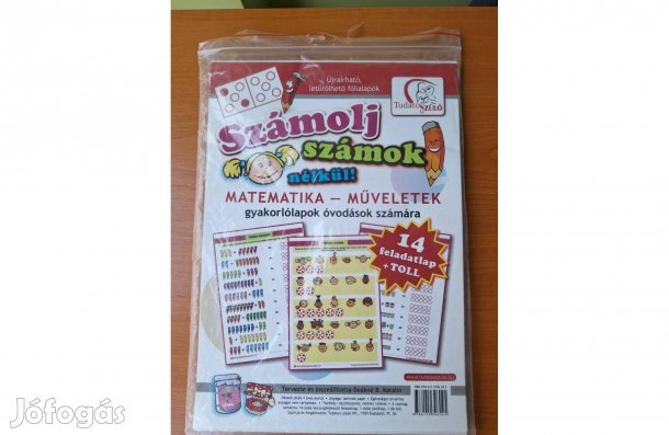 Számolj számok nélkül, matematika műveletek, gyakorlólapok óvodásoknak