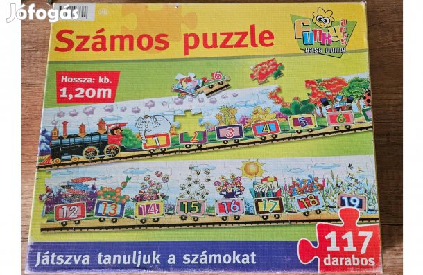 Számos, számolós puzzle 117 db-os