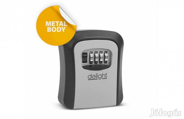 Számzáras kulcsszéf Fém - 115 x 95 x 40 mm kulcstároló doboz