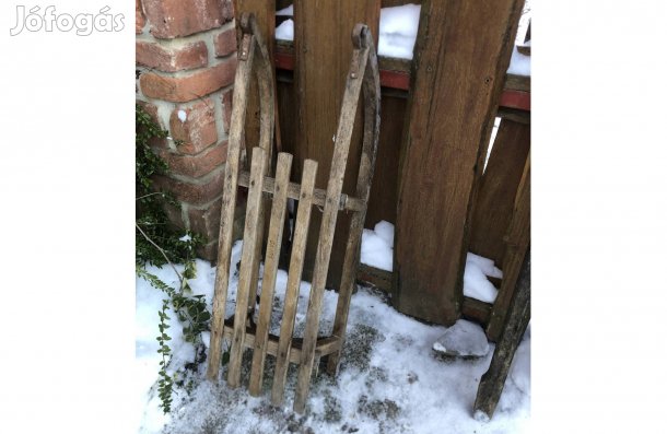 Szánkó , retró gyerek fa szánkó 10000 Ft :Lenti