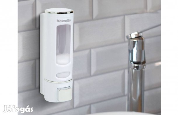 Szappanadagoló Kézzel működtethető - 400 ml - fali - fehér