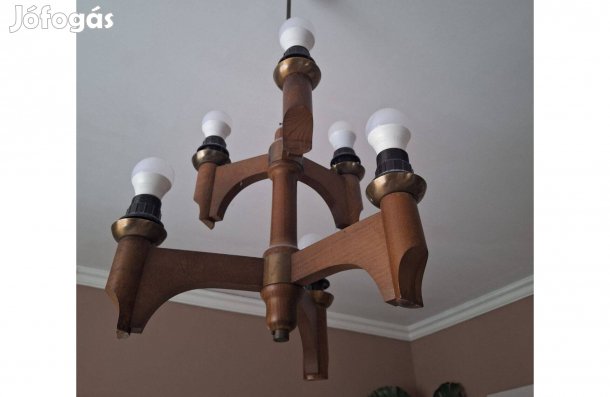 Szarvasi retro 6 ágú mennyezeti csillár