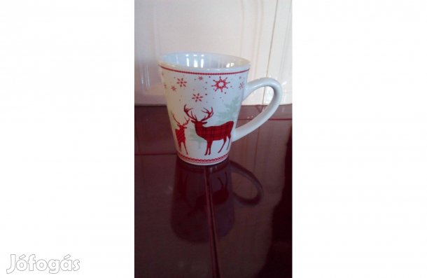 Szarvasos kerámia bögre kétféle - 2 dl és 3 dl - Új