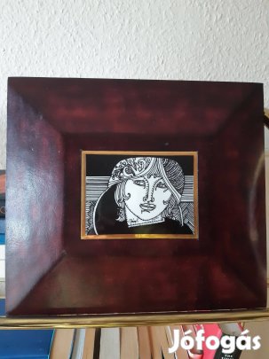 Szász Endre hollóházi porcelán kép