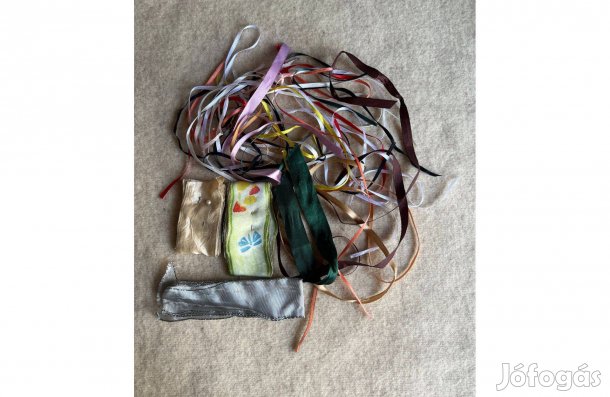 Szatén - színes szalag csomag