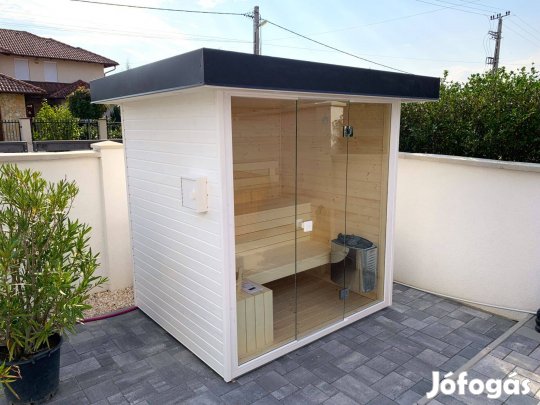 Szauna Harvia kályhával kültéri kivitel