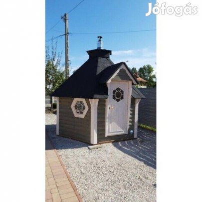 Szauna - Troms szaunaházikó 6 szögletű 4,5m