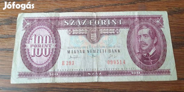 Száz forintos bankjegy eladó