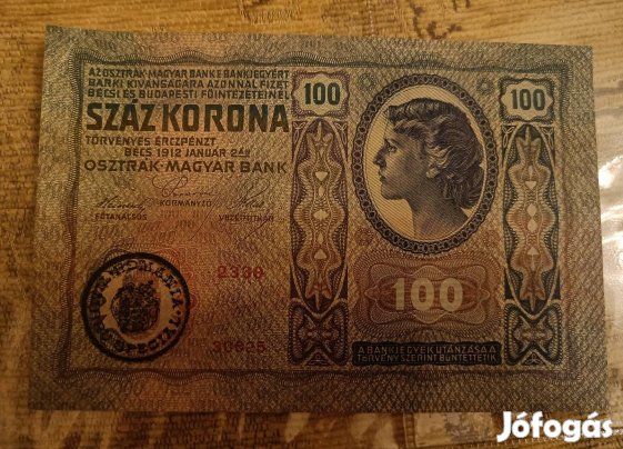 Száz korona 1912 es