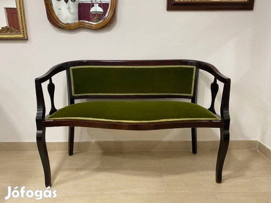 Szecessziós 2 személyes ülőpad
