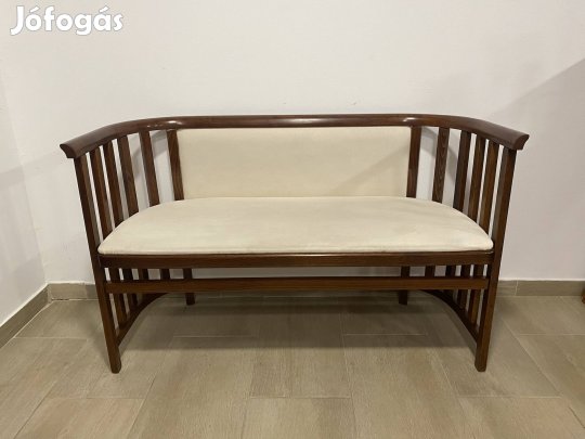 Szecessziós stílusú 2 személyes ülőpad 