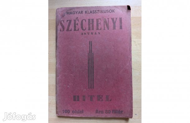 Széchenyi István: Hitel * Magyar Népművelők Társasága * 95 oldal