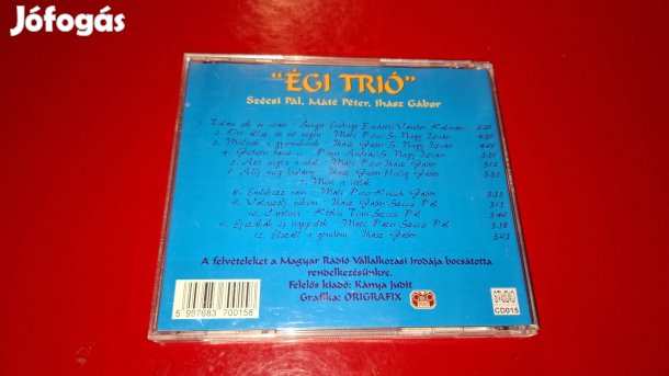 Szécsi P.-Máté P.-Ihász G. Égi Trió Cd 