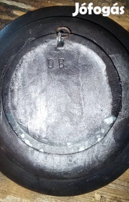 Szeged dóm, vörösréz vagy bronz tányér, jelölt 