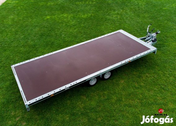 Szegeden új 5x2m-es autószállító utánfutó akciósan bruttó 2.099.000 Ft