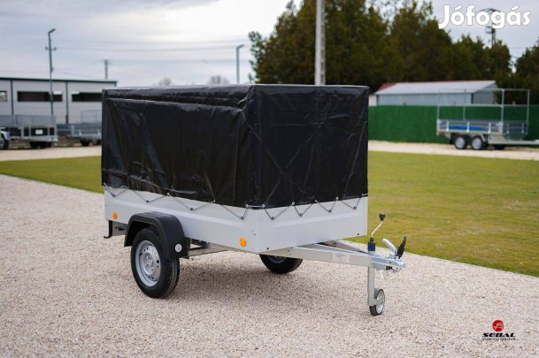 Szegeden új német ponyvás utánfutó rendszámmal akciósan 549.000 Ft!