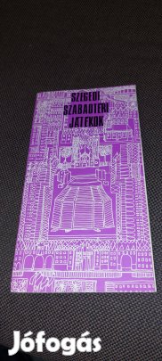 Szegedi Szabadtéri játékok műsörfüzete - 1977