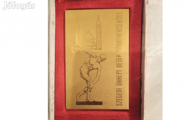 Szegedi sportverseny, Emlékplakett