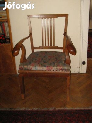 Szék, régi, karosszék, art deco,