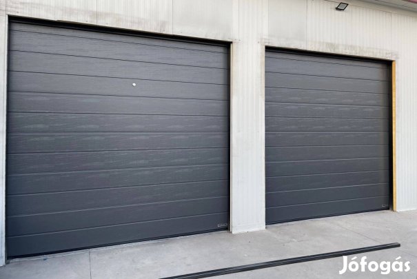 Szekcionált garázskapu raktárkisöprő akció kapuk féláron