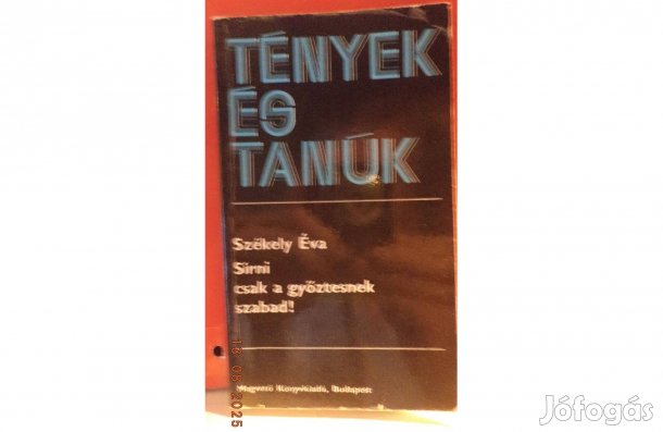 Székely Éva: Sírni csak a győztesnek szabad!