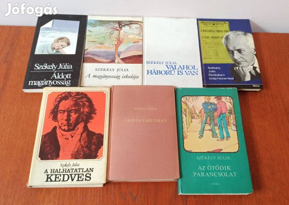 Székely Júlia könyvek / 7 db könyv