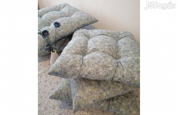 Székpárna apró virágos 6 db új 40x40 cm