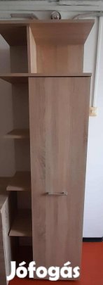 Szekrény nyitott polcos-1 ajtós sonoma tölgy