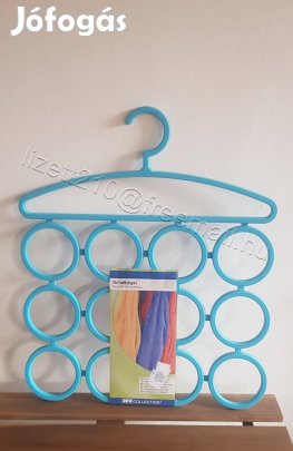 Szekrény rendszerező sál ruhanemű ékszertartó új bontatlan kék A2