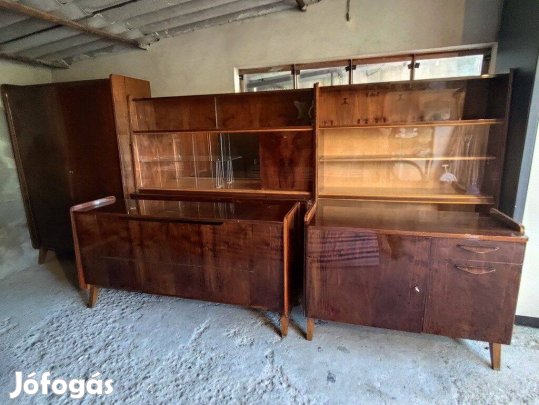 Szekrénysor 5 részes (retro, 1968-as)