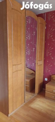 Szekrénysor, 5 részes, hálószoba/szoba/gardrób