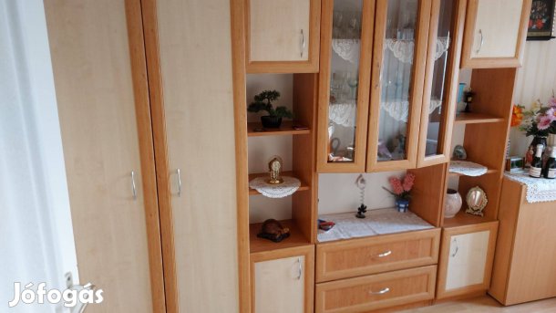 Szekrénysor,cseresznye és mahagóni