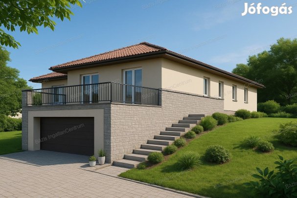 Szekszárd, Bartina városrészén, kulcsrakész ikertársasház 1 lakása