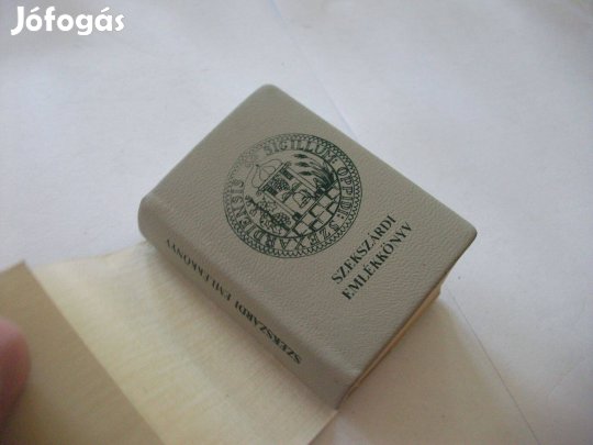 Szekszárdi emlékkönyv - minikönyv 1987 - Szekszárd helytörténet