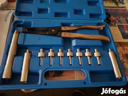 Szelepszárszimering szerelő fogó