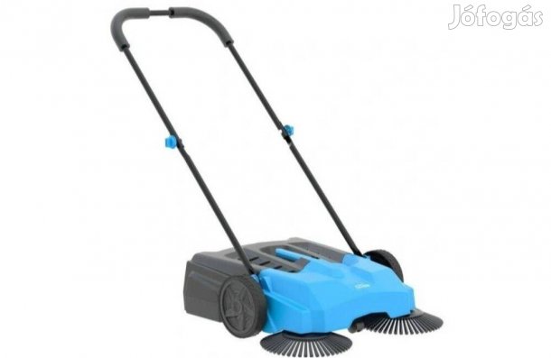 Széles, kerekes mechanikus seprőgép 22literes tartállyal, garanciával