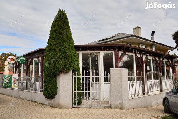 Széles vendégkörrel és nyereséggel működő üzlet, családi házzal eladó
