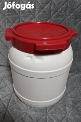 Szélesnyakú 15 literes PE Curtec hordó